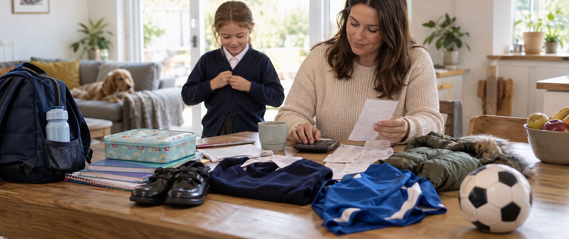 What does child maintenance cover in the UK?